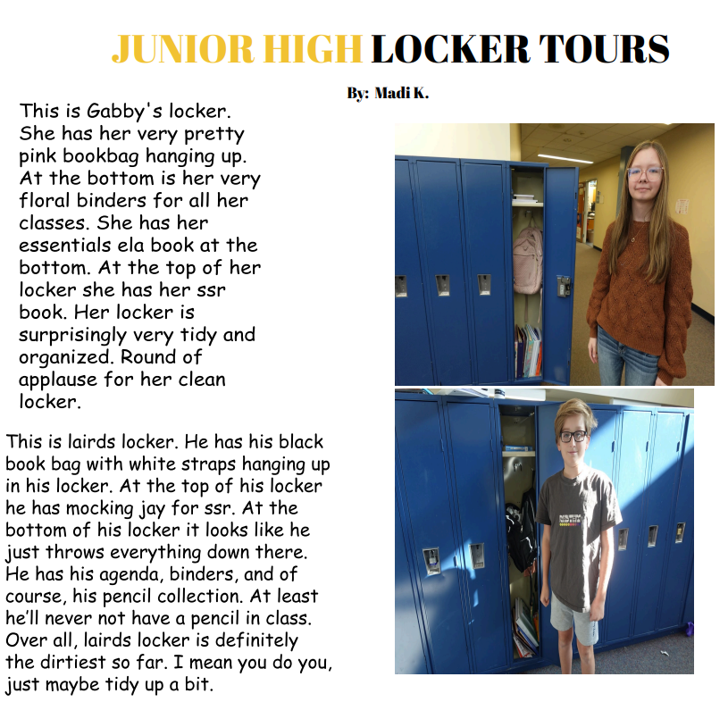 What's In Your Locker?