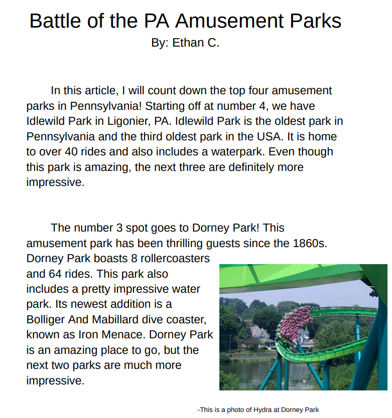 Best of the PA Amusement Parks