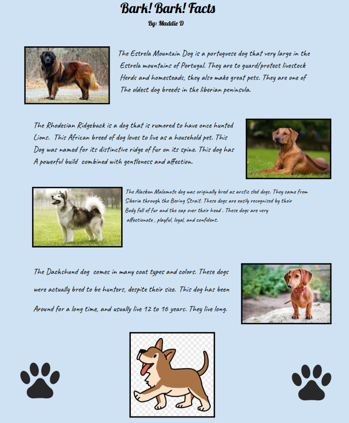 Dog Breed Facts