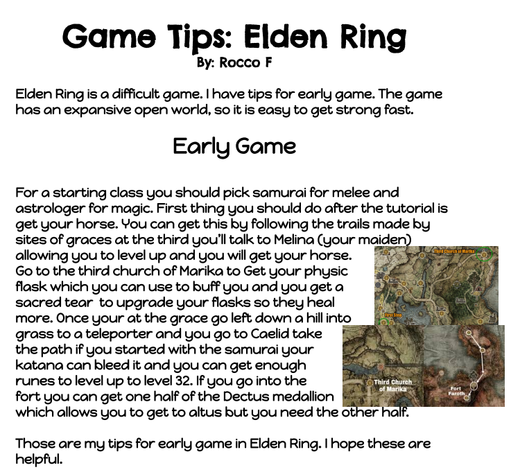 Video Game Tips