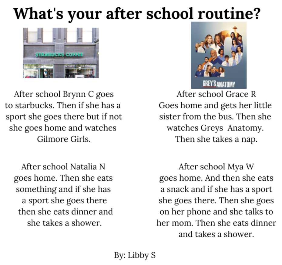 What's Your After School Routine?