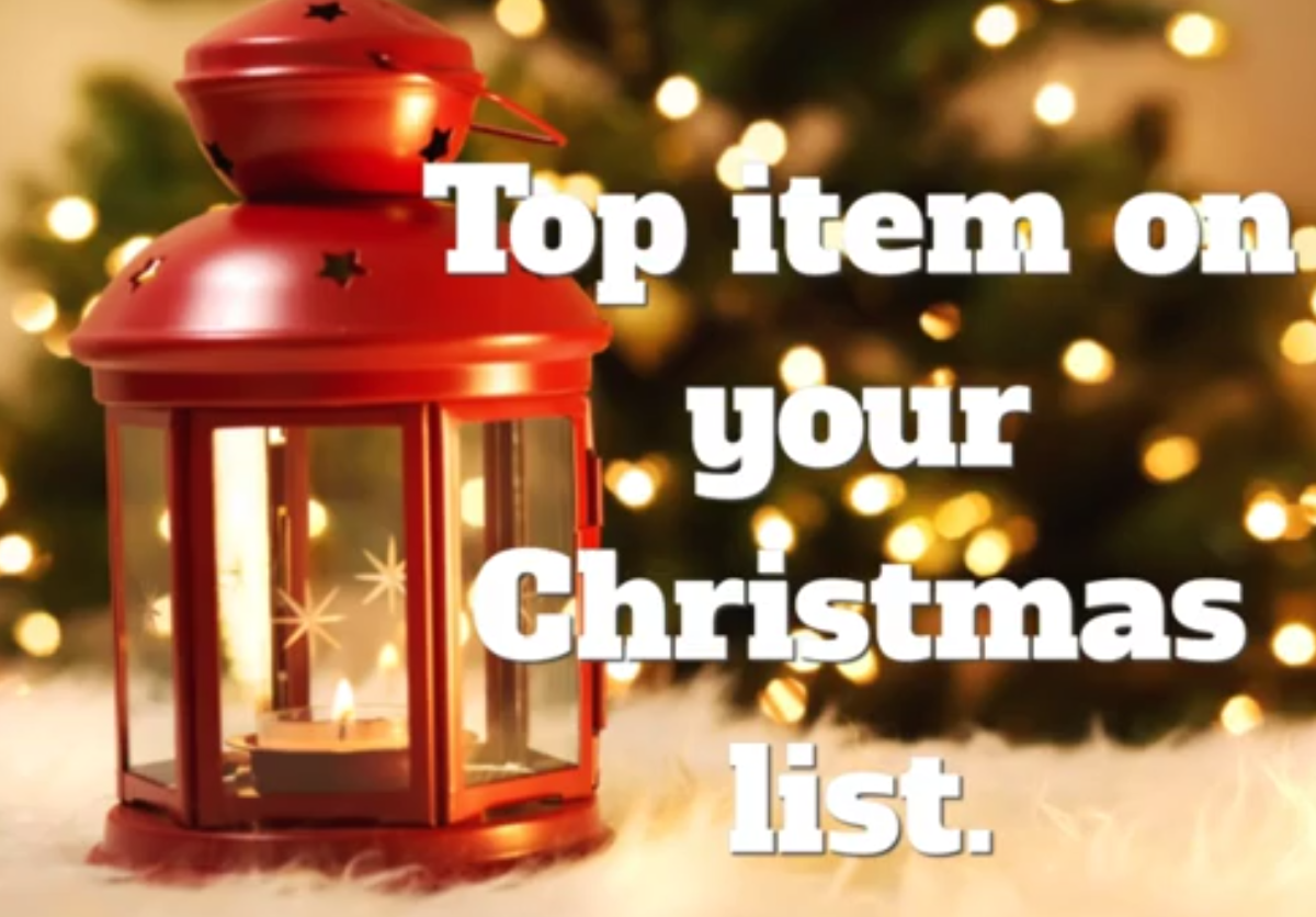 What's The Top Item Your Christmas List?