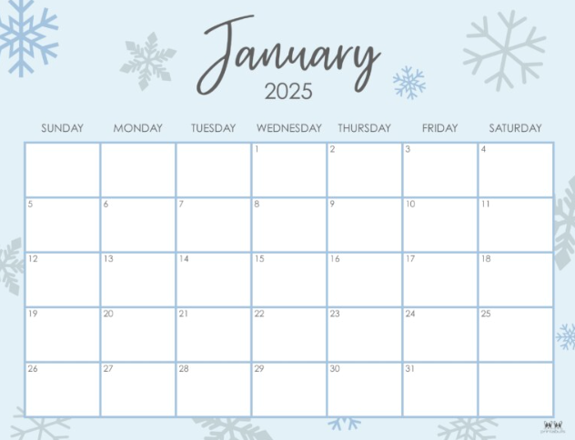 January - Important Dates