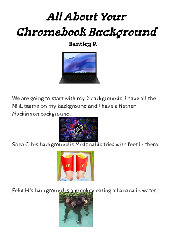 What's Your Chromebook Background?