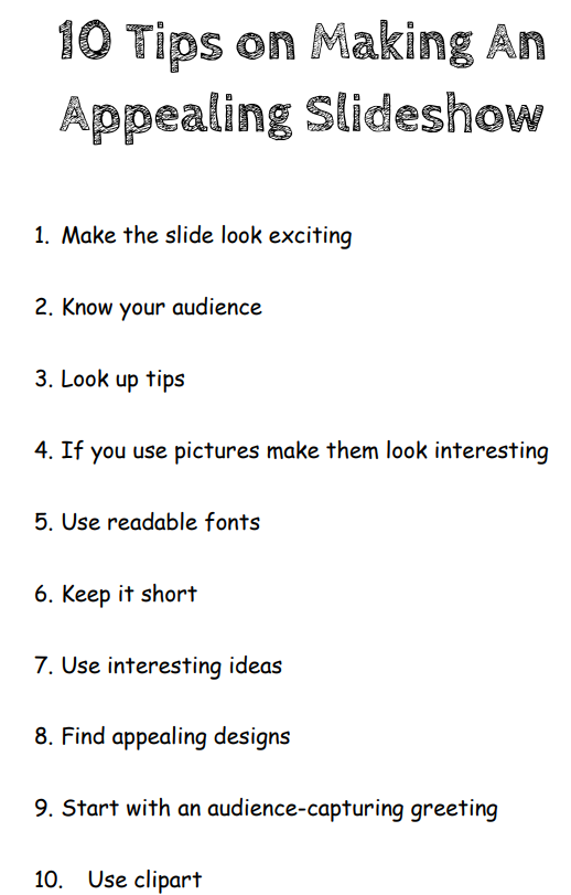 How to Make a Nice Google Presentation