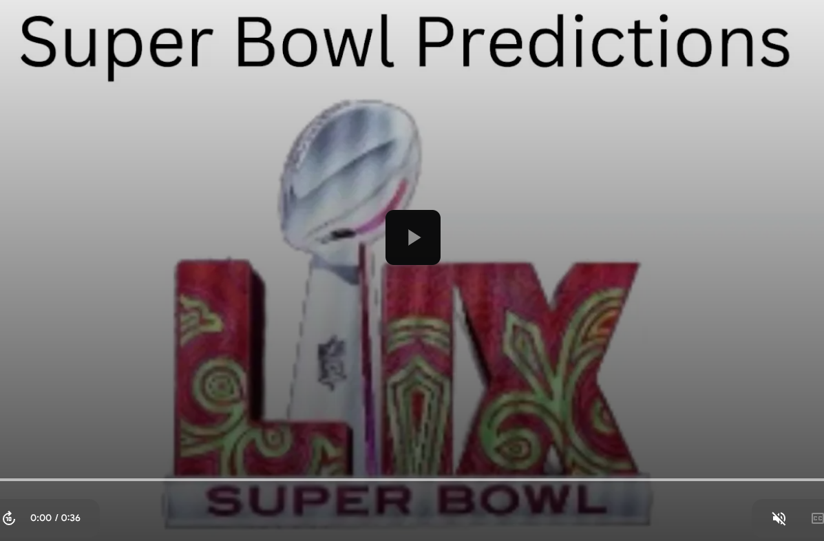 Superbowl Predictions