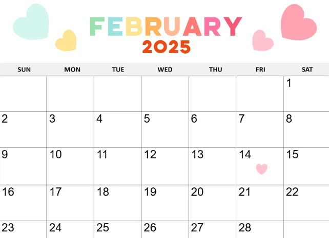 February Important Dates!