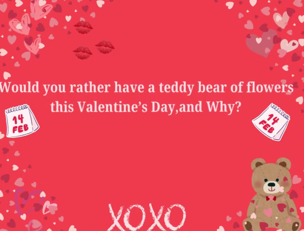 Teddy Bear or Flowers?