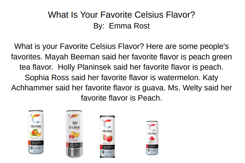 Favorite Celcius Flavors