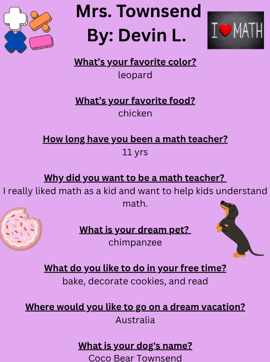 All About Mrs. Townsend
