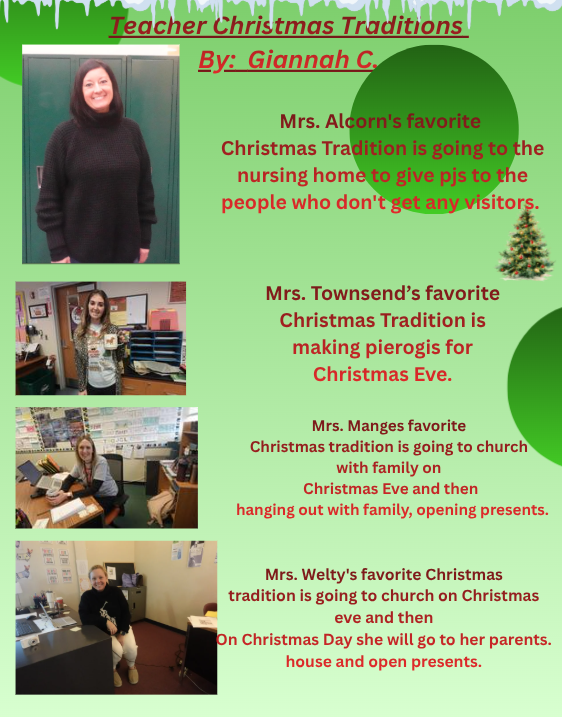 Teacher Christmas Traditions