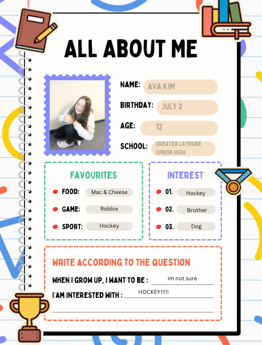 Student Feature:  Ava K.