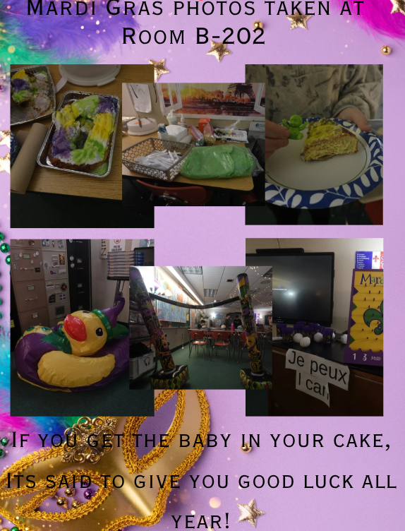 French class celebrates Mardi Gras!