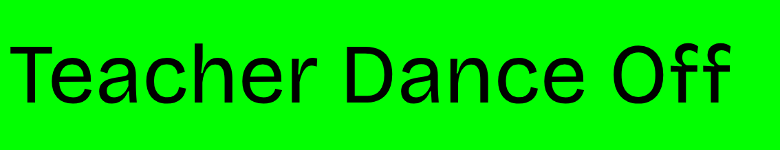 Teacher Dance Off